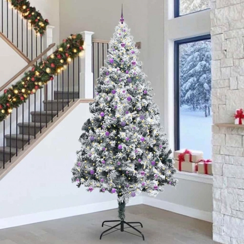 Ziemassvētku Eglīte Balts 300 Cm Pvc Vidaxl