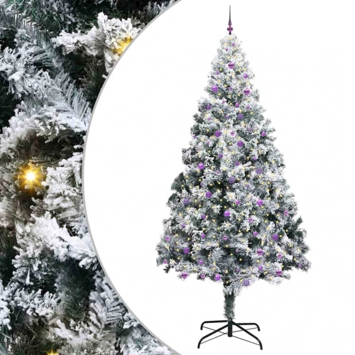 Ziemassvētku Eglīte Balts 300 Cm Pvc Vidaxl
