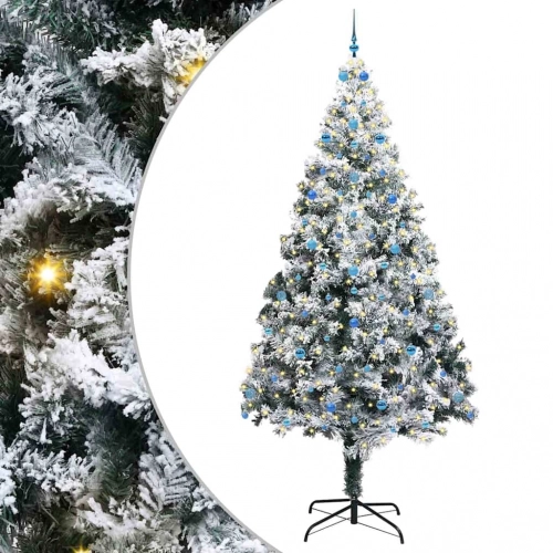 Ziemassvētku Eglīte Balts 300 Cm Pvc Vidaxl