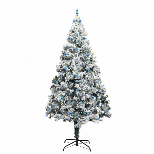 Ziemassvētku Eglīte Balts 300 Cm Pvc Vidaxl