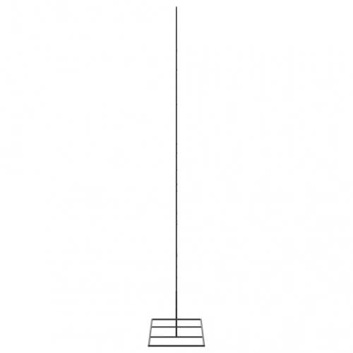 Ziemassvētku Eglīte, Metāls, Koka Pamatne, Melna, 180 Cm Vidaxl