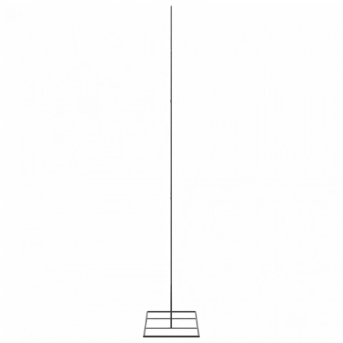 Ziemassvētku Eglīte, Metāls, Koka Pamatne, Melna, 180 Cm Vidaxl