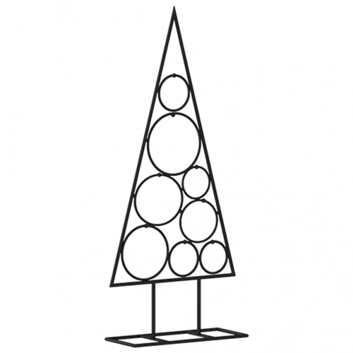 Ziemassvētku Eglīte, Metāls, Melna, 60 Cm Vidaxl