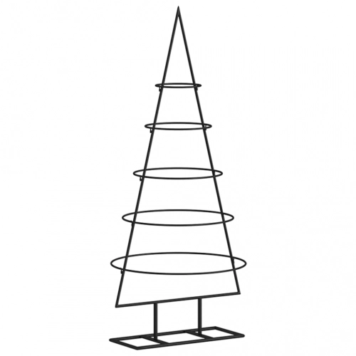 Ziemassvētku Eglīte, Metāls, Melna, 90 Cm Vidaxl