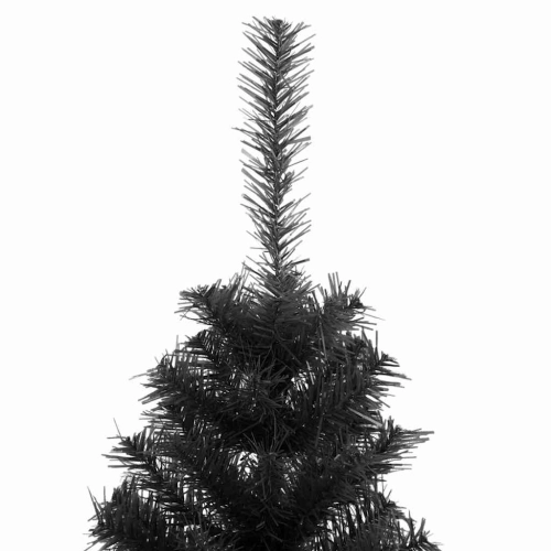 Ziemassvētku Eglīte Su 150 Led Ar Statīvu Melna 150 Cm Pvc Vidaxl