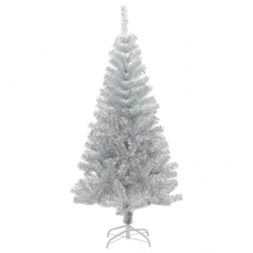Ziemassvētku Eglīte Su 150 Led Ar Statīvu Sudraba 150 Cm Pet Vidaxl