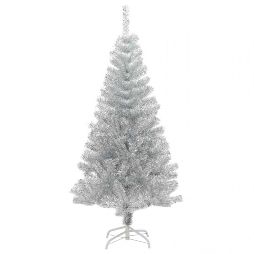 Ziemassvētku Eglīte Su 150 Led Ar Statīvu Sudraba 150 Cm Pet Vidaxl