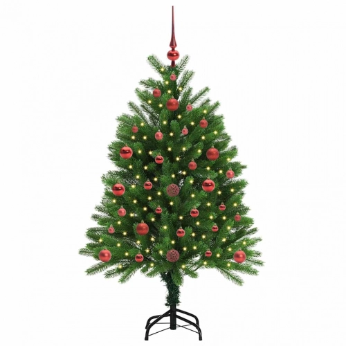 Ziemassvētku Eglīte Su 150 Led Ar Statīvu Zaļa 120 Cm Pe Vidaxl
