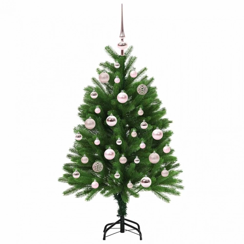 Ziemassvētku Eglīte Su 150 Led Ar Statīvu Zaļa 120 Cm Pe Vidaxl