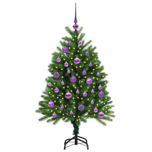Ziemassvētku Eglīte Su 150 Led Ar Statīvu Zaļa 120 Cm Pe Vidaxl