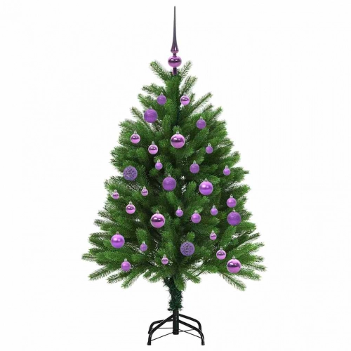 Ziemassvētku Eglīte Su 150 Led Ar Statīvu Zaļa 120 Cm Pe Vidaxl