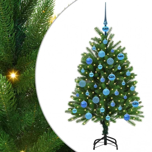 Ziemassvētku Eglīte Su 150 Led Ar Statīvu Zaļa 120 Cm Pe Vidaxl