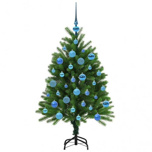 Ziemassvētku Eglīte Su 150 Led Ar Statīvu Zaļa 120 Cm Pe Vidaxl