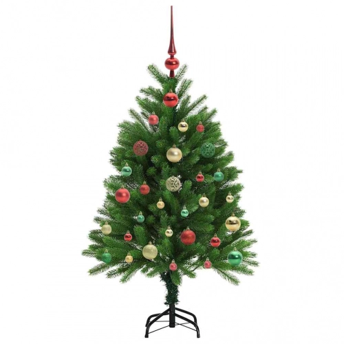 Ziemassvētku Eglīte Su 150 Led Ar Statīvu Zaļa 120 Cm Pe Vidaxl