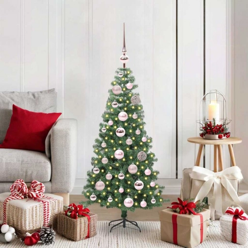 Ziemassvētku Eglīte Su 150 Led Ar Statīvu Zaļa 120 Cm Pvc Vidaxl