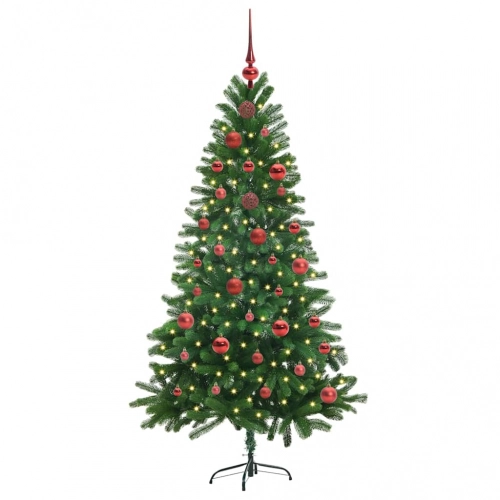 Ziemassvētku Eglīte Su 150 Led Ar Statīvu Zaļa 150 Cm Pe Vidaxl