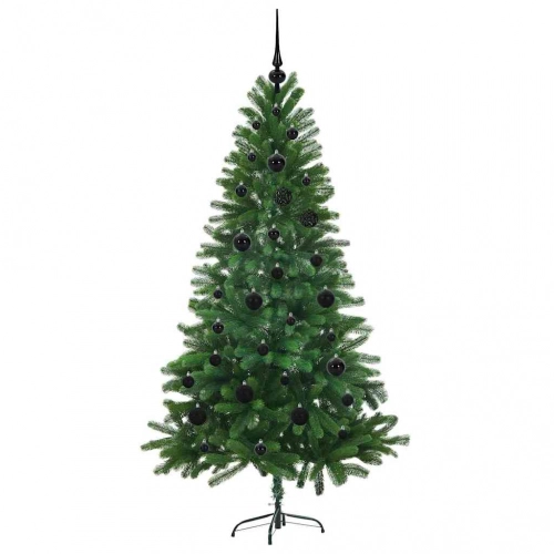 Ziemassvētku Eglīte Su 150 Led Ar Statīvu Zaļa 150 Cm Pe Vidaxl