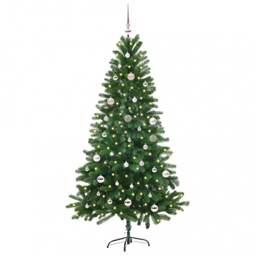 Ziemassvētku Eglīte Su 150 Led Ar Statīvu Zaļa 150 Cm Pe Vidaxl