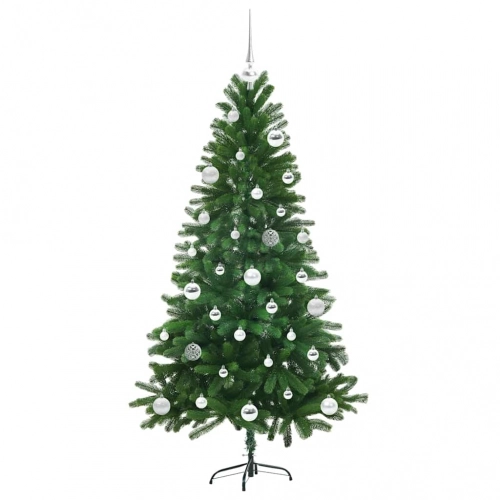 Ziemassvētku Eglīte Su 150 Led Ar Statīvu Zaļa 150 Cm Pe Vidaxl