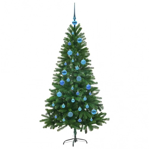 Ziemassvētku Eglīte Su 150 Led Ar Statīvu Zaļa 150 Cm Pe Vidaxl