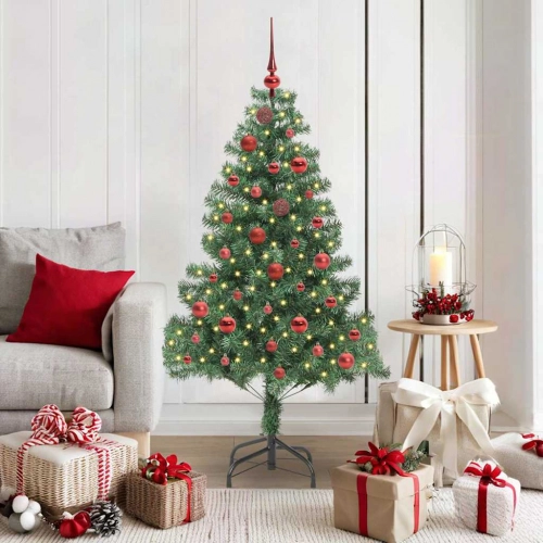 Ziemassvētku Eglīte Su 150 Led Ar Statīvu Zaļa 150 Cm Pvc Vidaxl
