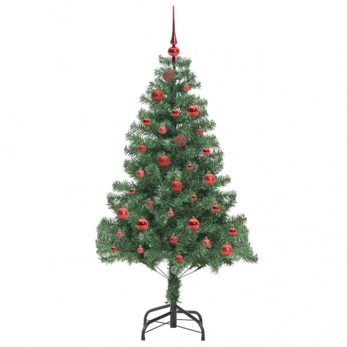 Ziemassvētku Eglīte Su 150 Led Ar Statīvu Zaļa 150 Cm Pvc Vidaxl