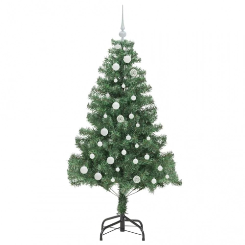 Ziemassvētku Eglīte Su 150 Led Ar Statīvu Zaļa 150 Cm Pvc Vidaxl