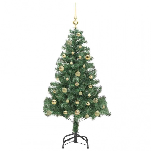 Ziemassvētku Eglīte Su 150 Led Ar Statīvu Zaļa 150 Cm Pvc Vidaxl