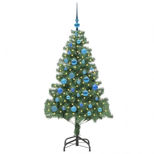 Ziemassvētku Eglīte Su 150 Led Ar Statīvu Zaļa 150 Cm Pvc Vidaxl