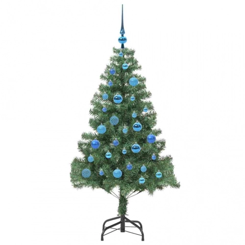 Ziemassvētku Eglīte Su 150 Led Ar Statīvu Zaļa 150 Cm Pvc Vidaxl