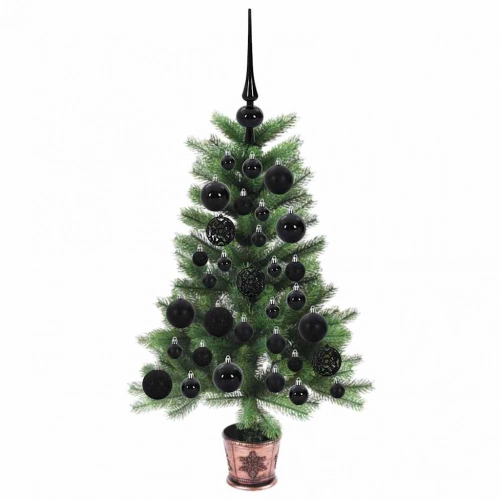 Ziemassvētku Eglīte Su 150 Led Ar Statīvu Zaļa 65 Cm Pe Vidaxl