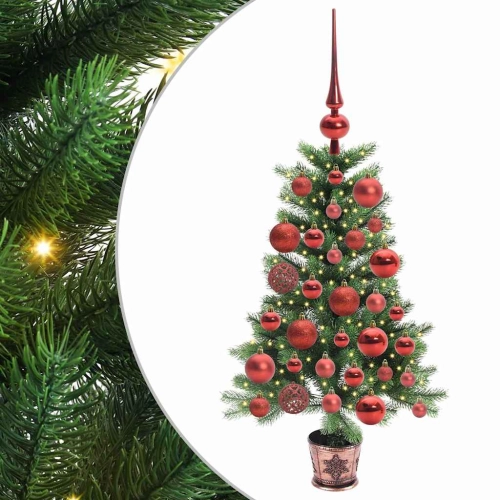 Ziemassvētku Eglīte Su 150 Led Ar Statīvu Zaļa 90 Cm Pe Vidaxl
