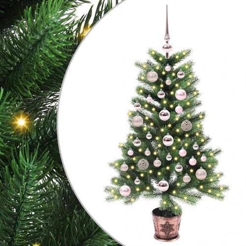 Ziemassvētku Eglīte Su 150 Led Ar Statīvu Zaļa 90 Cm Pe Vidaxl