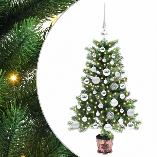 Ziemassvētku Eglīte Su 150 Led Ar Statīvu Zaļa 90 Cm Pe Vidaxl