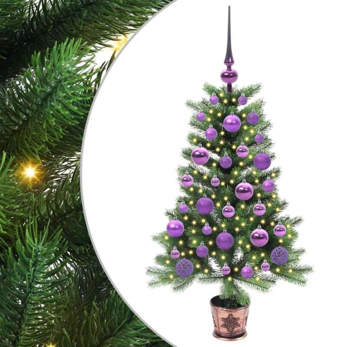 Ziemassvētku Eglīte Su 150 Led Ar Statīvu Zaļa 90 Cm Pe Vidaxl