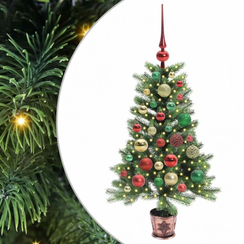 Ziemassvētku Eglīte Su 150 Led Ar Statīvu Zaļa 90 Cm Pe Vidaxl