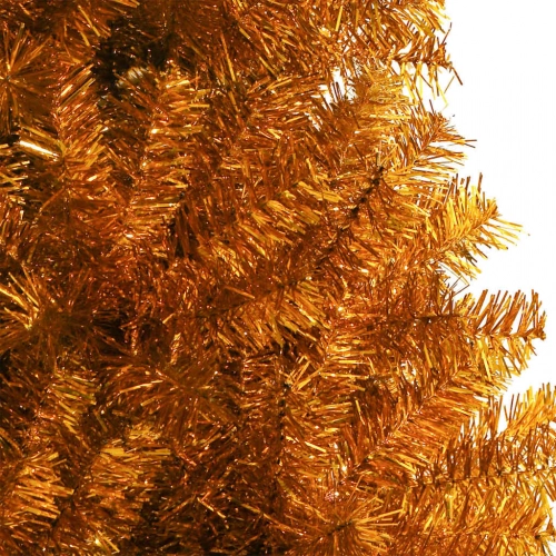 Ziemassvētku Eglīte Su 150 Led Ar Statīvu Zelts 120 Cm Pet Vidaxl