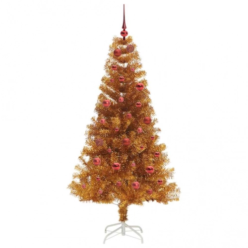 Ziemassvētku Eglīte Su 150 Led Ar Statīvu Zelts 150 Cm Pet Vidaxl