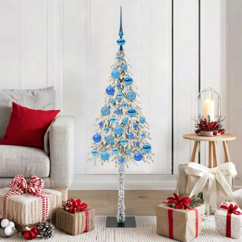 Ziemassvētku Eglīte Su 150 Led Balts 120 Cm Pe Un Tērauds Vidaxl
