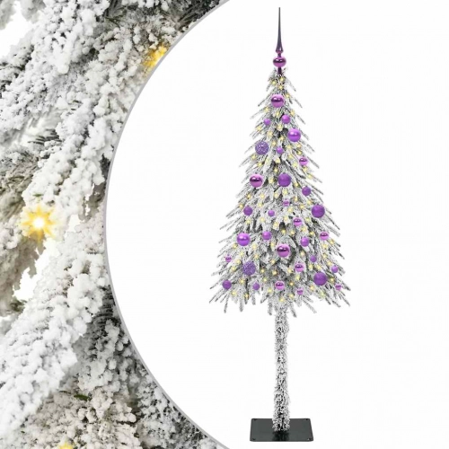 Ziemassvētku Eglīte Su 150 Led Balts 150 Cm Pe Un Tērauds Vidaxl