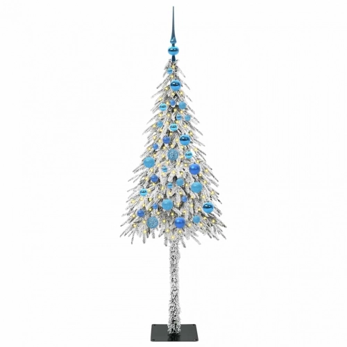 Ziemassvētku Eglīte Su 150 Led Balts 150 Cm Pe Un Tērauds Vidaxl