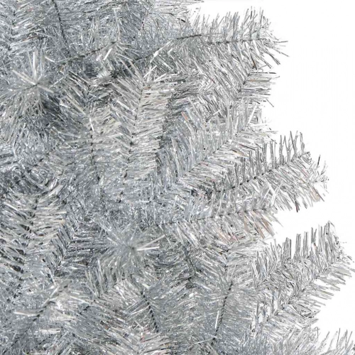 Ziemassvētku Eglīte Su 300 Led Ar Statīvu Sudraba 240 Cm Pet Vidaxl