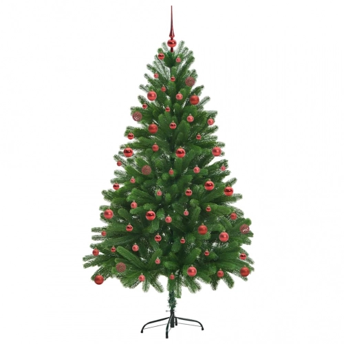 Ziemassvētku Eglīte Su 300 Led Ar Statīvu Zaļa 180 Cm Pe Vidaxl