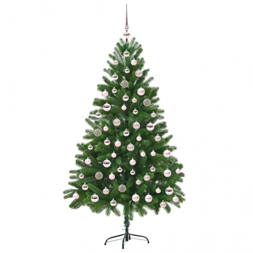 Ziemassvētku Eglīte Su 300 Led Ar Statīvu Zaļa 180 Cm Pe Vidaxl