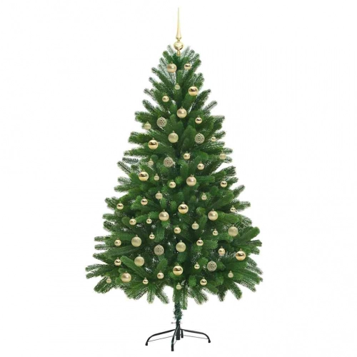 Ziemassvētku Eglīte Su 300 Led Ar Statīvu Zaļa 180 Cm Pe Vidaxl