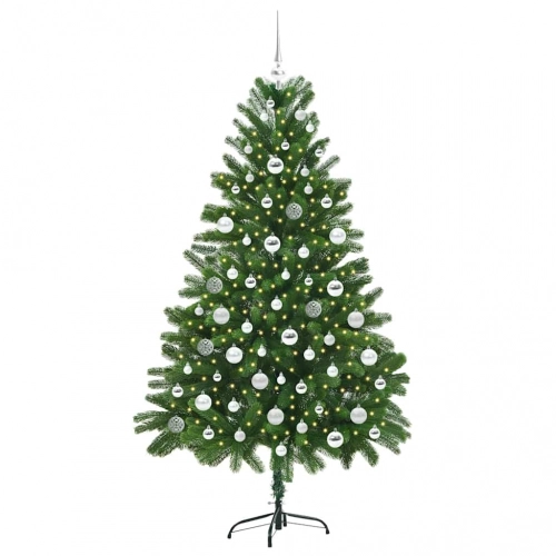 Ziemassvētku Eglīte Su 300 Led Ar Statīvu Zaļa 180 Cm Pe Vidaxl