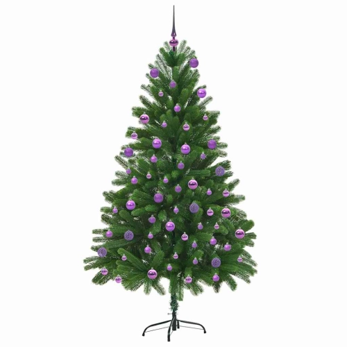Ziemassvētku Eglīte Su 300 Led Ar Statīvu Zaļa 180 Cm Pe Vidaxl