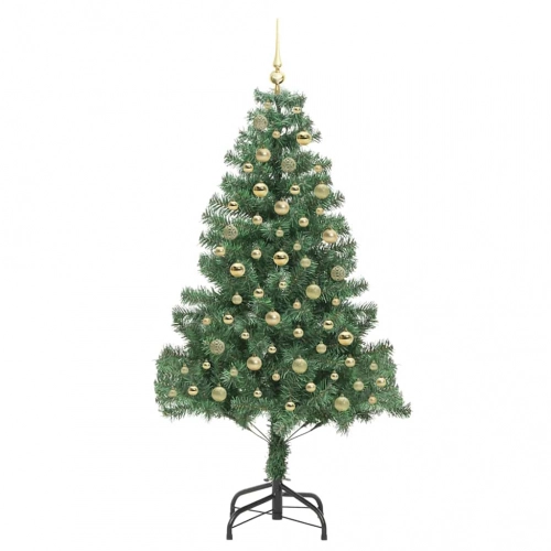 Ziemassvētku Eglīte Su 300 Led Ar Statīvu Zaļa 180 Cm Pvc Vidaxl