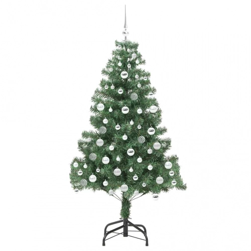 Ziemassvētku Eglīte Su 300 Led Ar Statīvu Zaļa 180 Cm Pvc Vidaxl