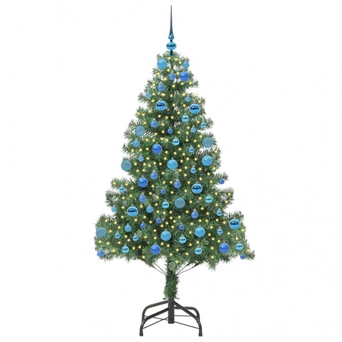 Ziemassvētku Eglīte Su 300 Led Ar Statīvu Zaļa 180 Cm Pvc Vidaxl
